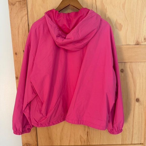 Old Navy Hot Pink Windbreaker Jacket - Picture 2 of 3
